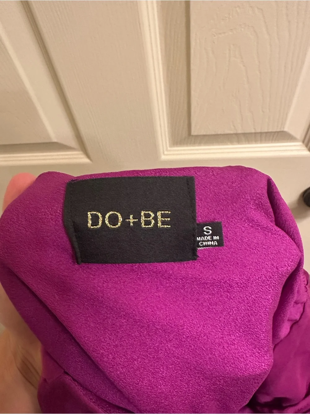 DO+BE One-Shoulder Fuchsia Cocktail Dress